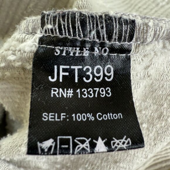 POL Cream Corduroy Cropped Button Jacket – Raw Hem, Distressed, 100% Cotton (S) - Picture 4 of 9